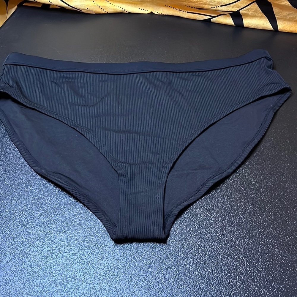 Forever 21 black ribbed bathing suit bottoms - nwt, summer, plus size, 3X